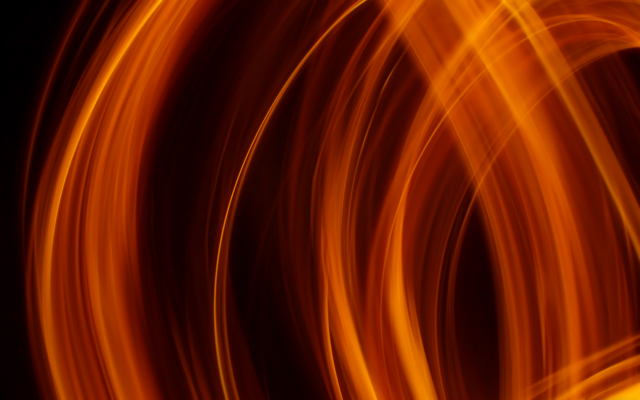 Blurry orange yellow lights black free wallpaper - medium preview image