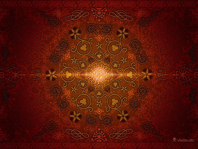 Red gold design background bottom free wallpaper - medium preview image