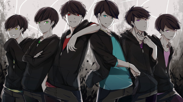 Young men graffiti wall group #2 free wallpaper - medium preview image