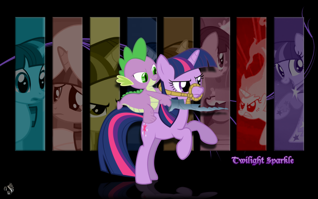 Ponys standing color bars wall free wallpaper - medium preview image