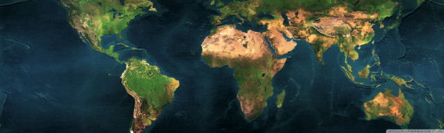 World map land water side free wallpaper - medium preview image