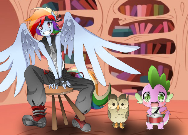 Cartoon character chair owl stool free wallpaper - medium preview image