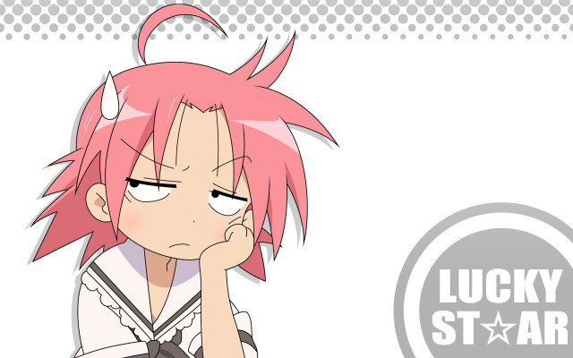Girl pink hair white shirt #6 free wallpaper - medium preview image