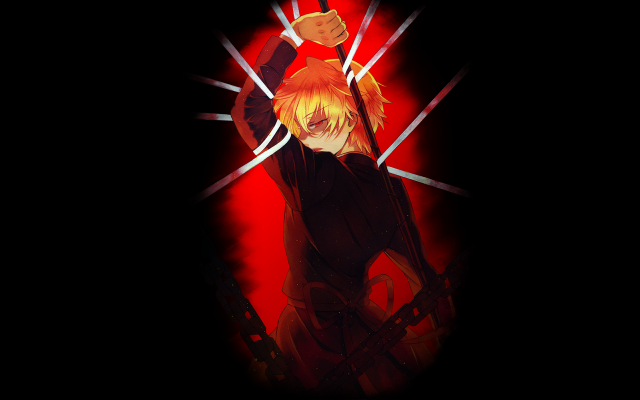 Anime character knife sword red free wallpaper - medium preview image