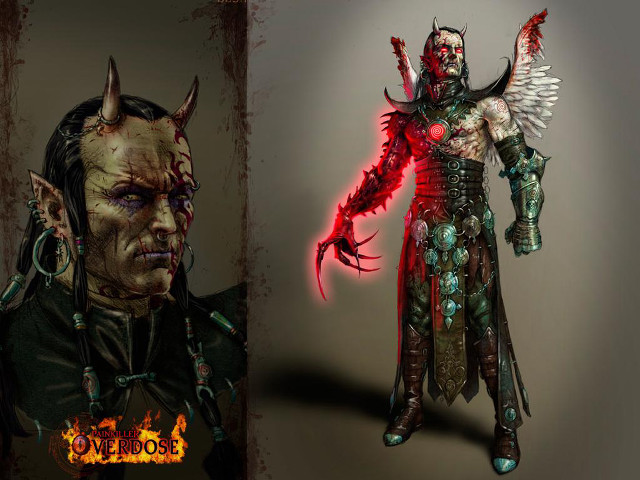 Demonic man horns costume demon free wallpaper - medium preview image