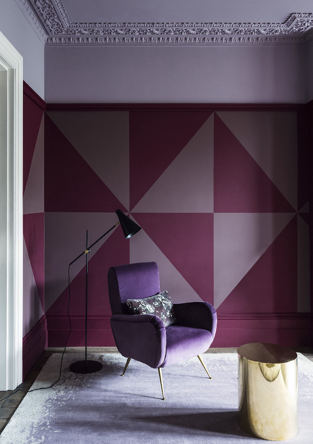 Purple chair lamp rug cubist free wallpaper - medium preview image