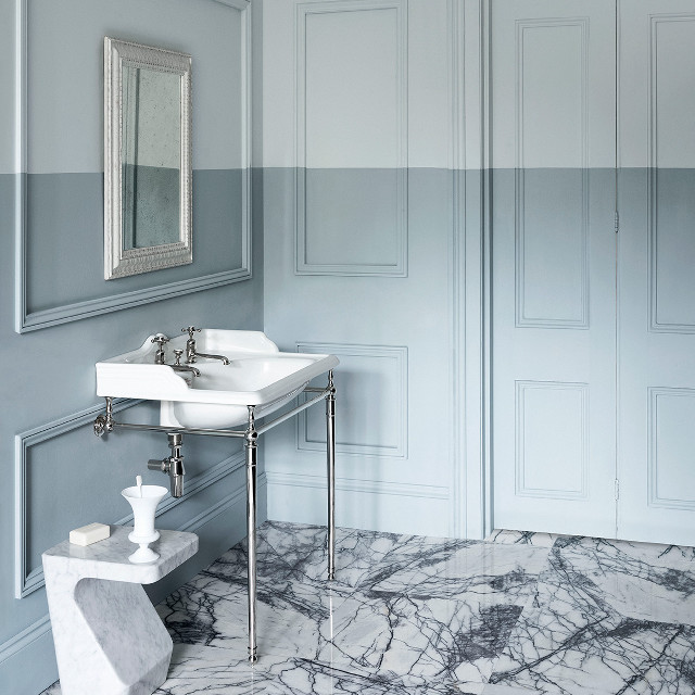 Bathroom marble floor walls sink free wallpaper - medium preview image
