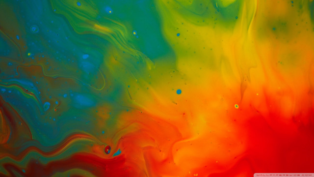 Colorful liquid painting red artwork free wallpaper - medium preview image