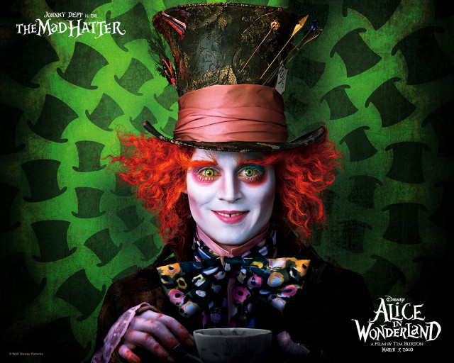 Mad hatter coffee man looking free wallpaper - medium preview image