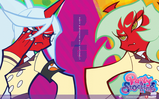 Cartoon women colored hair man free wallpaper - medium preview image