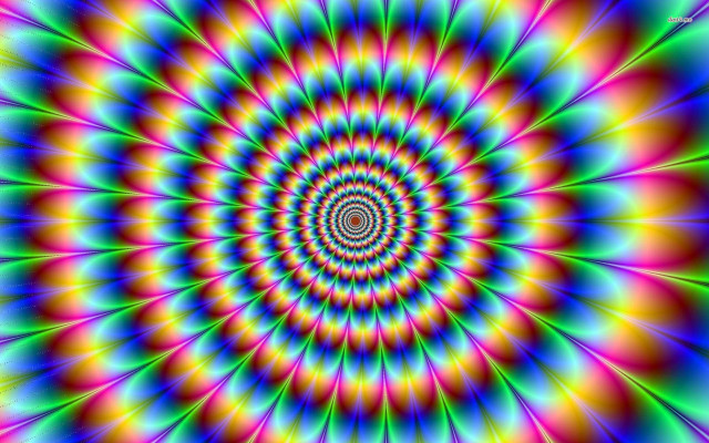 Psychedelic spiral design colorful artwork #4 free wallpaper - medium preview image