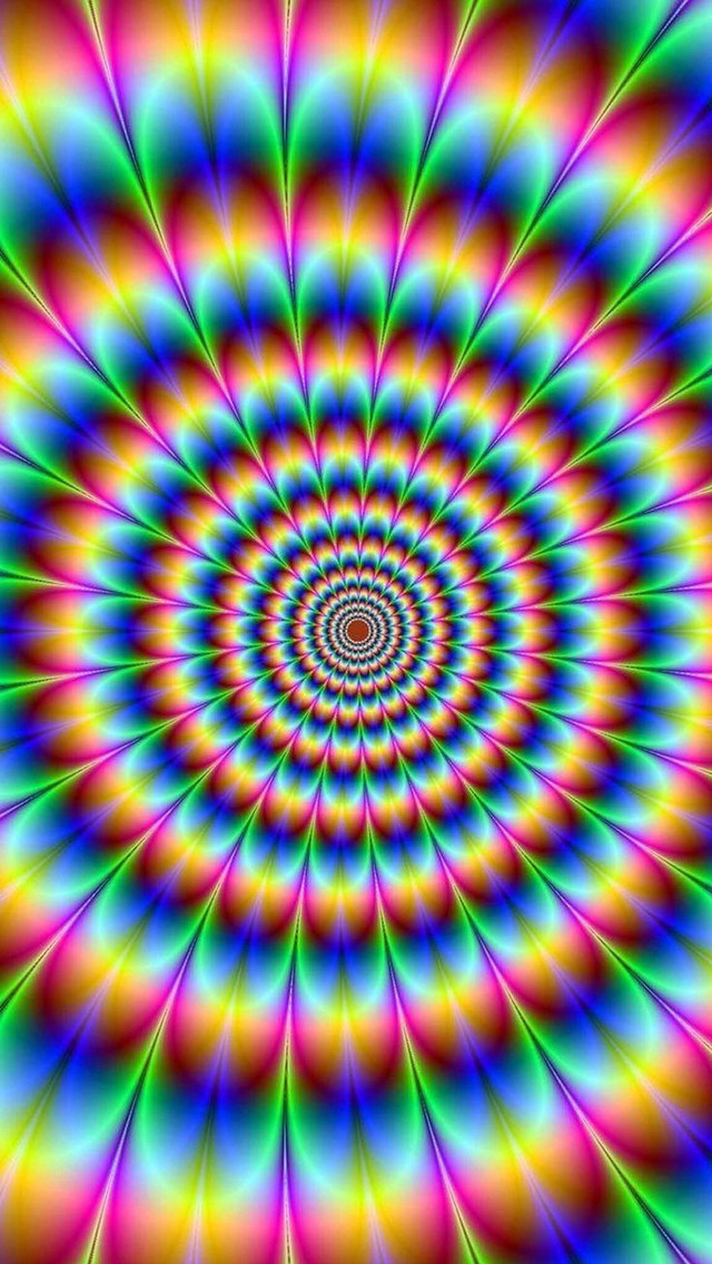 Psychedelic spiral design colorful artwork #5 free wallpaper - medium preview image