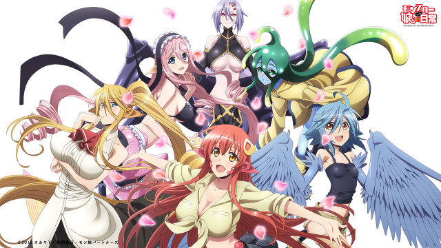 Anime girls long hair wings free wallpaper - medium preview image