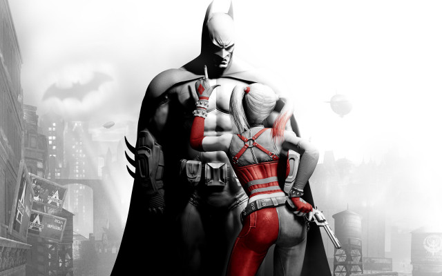 Batman red demon city clock free wallpaper - medium preview image