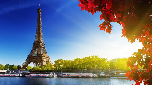 Eiffel tower beautiful view paris free wallpaper - medium preview image