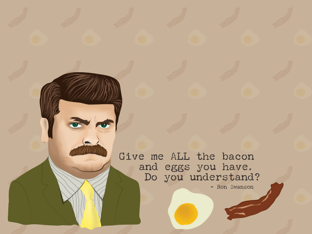 Man mustache fried egg bacon free wallpaper - medium preview image