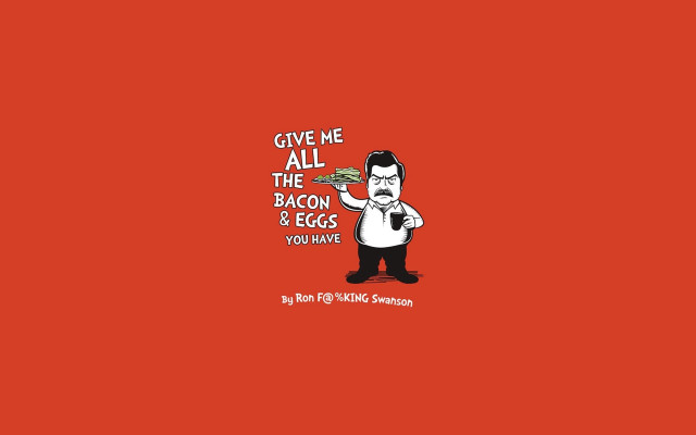 Man holding pizza red background free wallpaper - medium preview image
