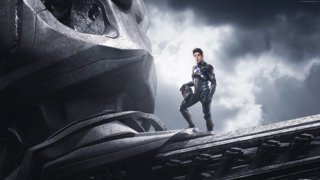 Man standing building giant robot #2 free wallpaper - medium preview image