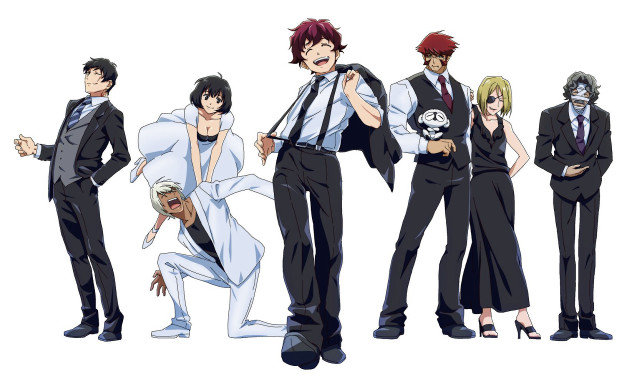 People suits ties group standing free wallpaper - medium preview image