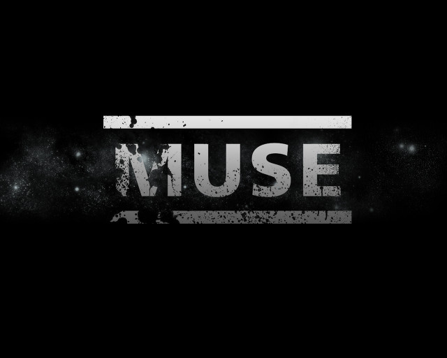 Muse black white space background free wallpaper - medium preview image