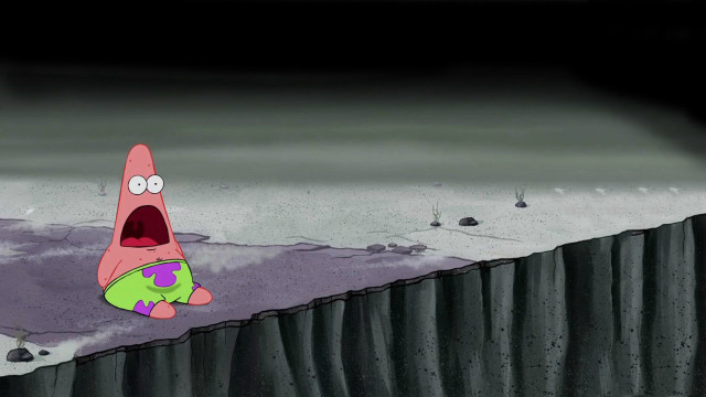Cartoon character cliff fish man free wallpaper - medium preview image