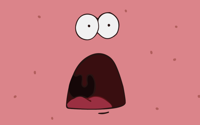 Cartoon face two eyes nose free wallpaper - medium preview image