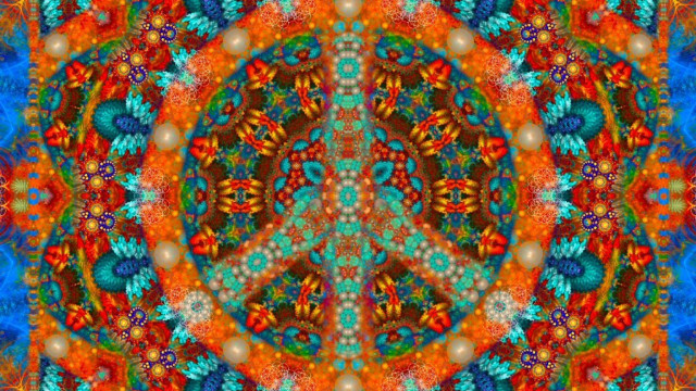 Colorful psychedelic free wallpaper - medium preview image