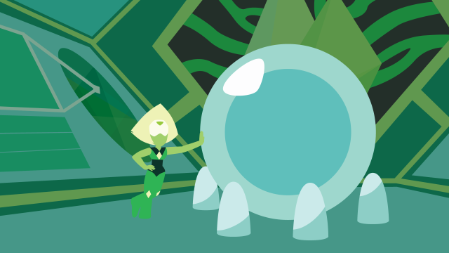 Cartoon character holding giant object #2 free wallpaper - medium preview image