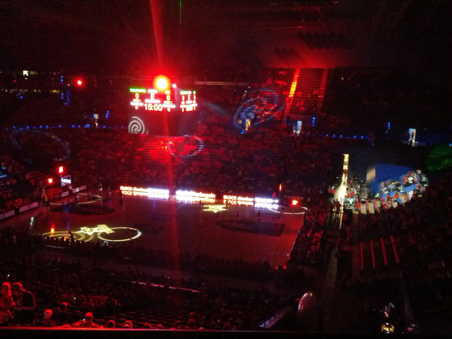 Stadium night crowd show bright free wallpaper - medium preview image
