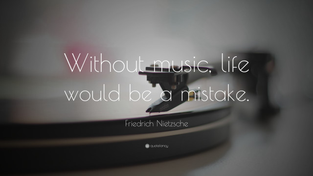 Without music life would be free wallpaper - medium preview image