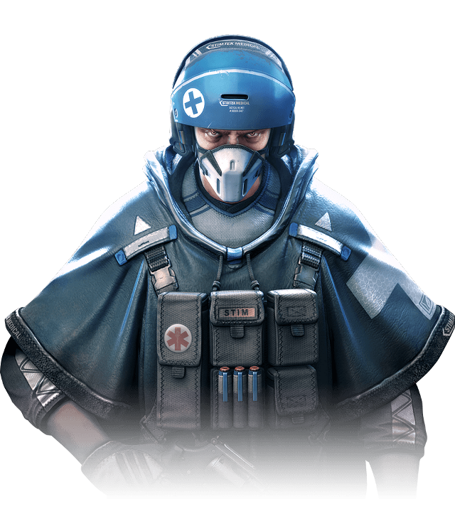 Man blue uniform helmet gun free wallpaper - medium preview image