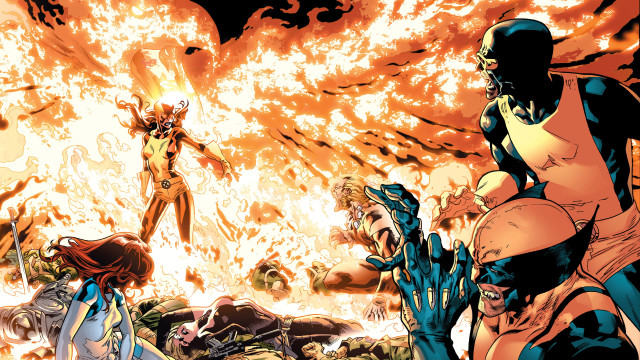 Group fire man woman background free wallpaper - medium preview image