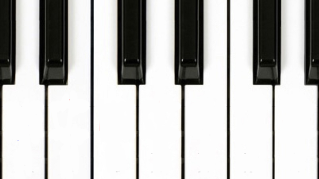 Piano keyboard black white background #2 free wallpaper - medium preview image