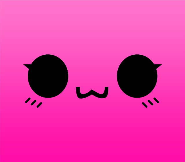 Pink background black face black free wallpaper - medium preview image