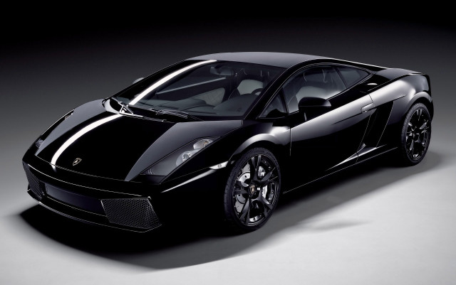 Black sports car studio photo #2 free wallpaper - medium preview image