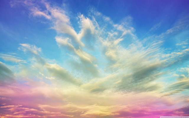 Blue sky clouds boat sunset free wallpaper - medium preview image