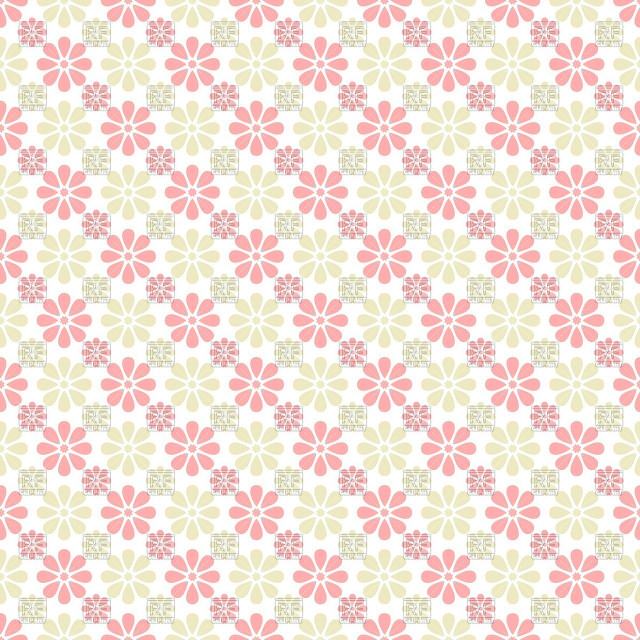 White pink flower pattern lightgreen free wallpaper - medium preview image