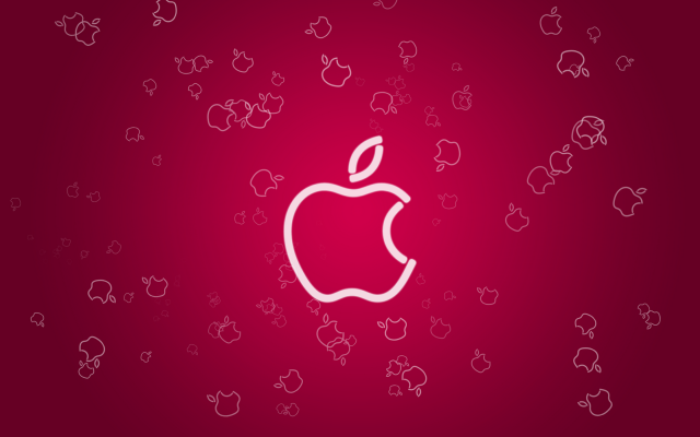 Red apple wallpaper skulls hearts free wallpaper - medium preview image