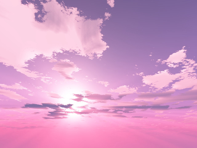 Pink sky clouds sun dreamy free wallpaper for desktop - medium preview image