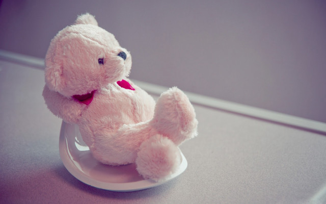 Stuffed animal red bow tie free wallpaper - medium preview image