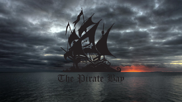 Pirate ship ocean cloudy sky free wallpaper - medium preview image