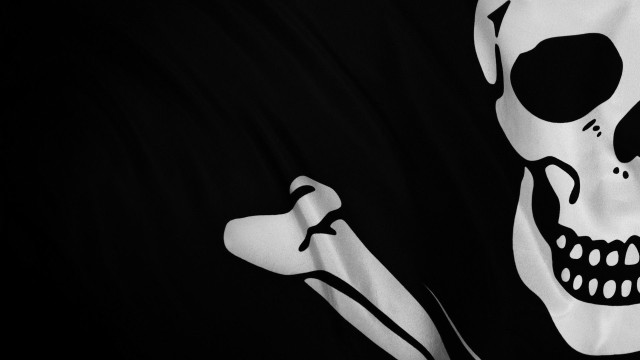 Skeleton knife black background white free wallpaper - medium preview image