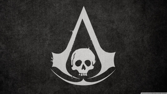 White logo skull knife middle free wallpaper - medium preview image