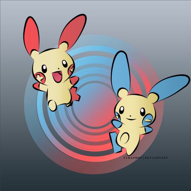 Cartoon characters flying through the free wallpaper - medium preview image