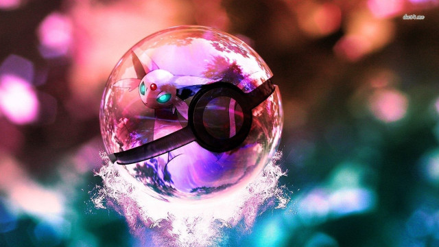 Glass ball pikachu glasses inside free wallpaper - medium preview image