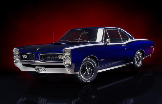 Blue car black background red free wallpaper - medium preview image