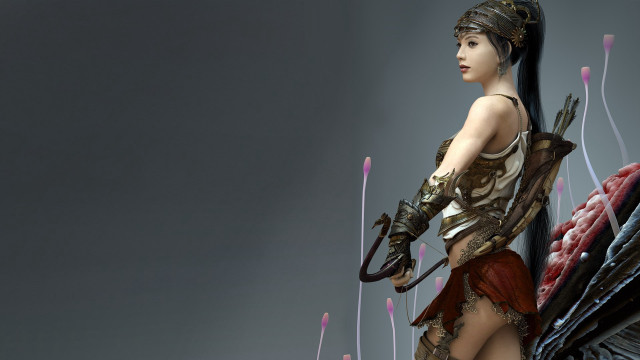 Woman costume wings sword hand #7 free wallpaper - medium preview image