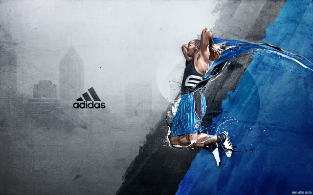 Man jumping basketball cityscape action free wallpaper - medium preview image