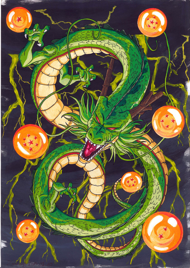 Green dragon orange pumpkins neck free wallpaper - medium preview image