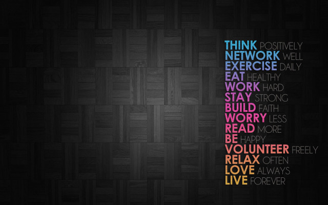 Think network eat exercise work free wallpaper - medium preview image